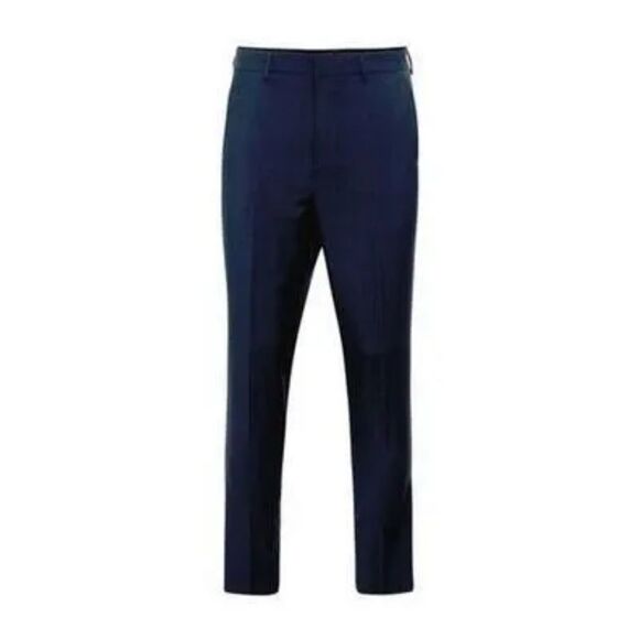 AMI Carott Fit Trousers in Blue NWT Size S 32x29